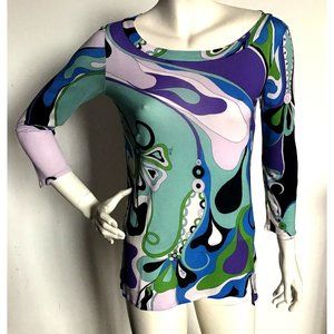 Emilio Pucci cotton knit top